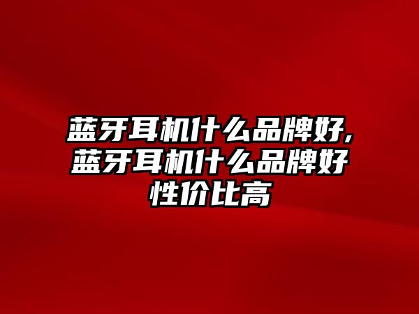 藍(lán)牙耳機(jī)什么品牌好,藍(lán)牙耳機(jī)什么品牌好性價(jià)比高